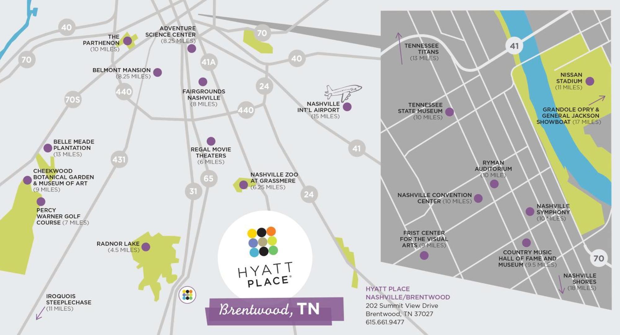 Hyatt Place Nashville Brentwood Exterior foto